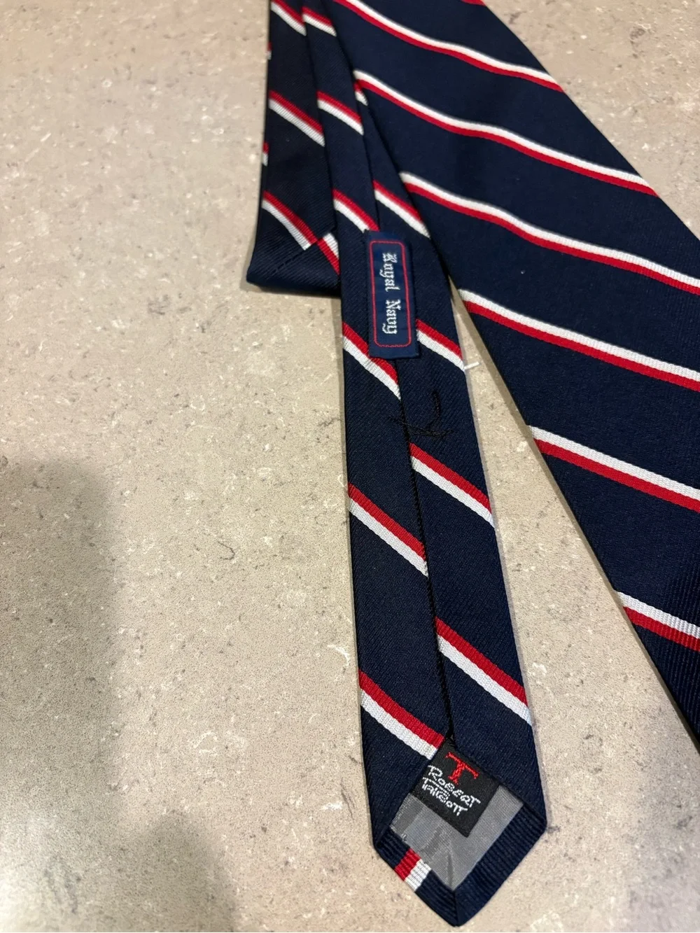 Nordstrom Robert Talbot Royal Navy Vintage Men’s tie 100% Silk